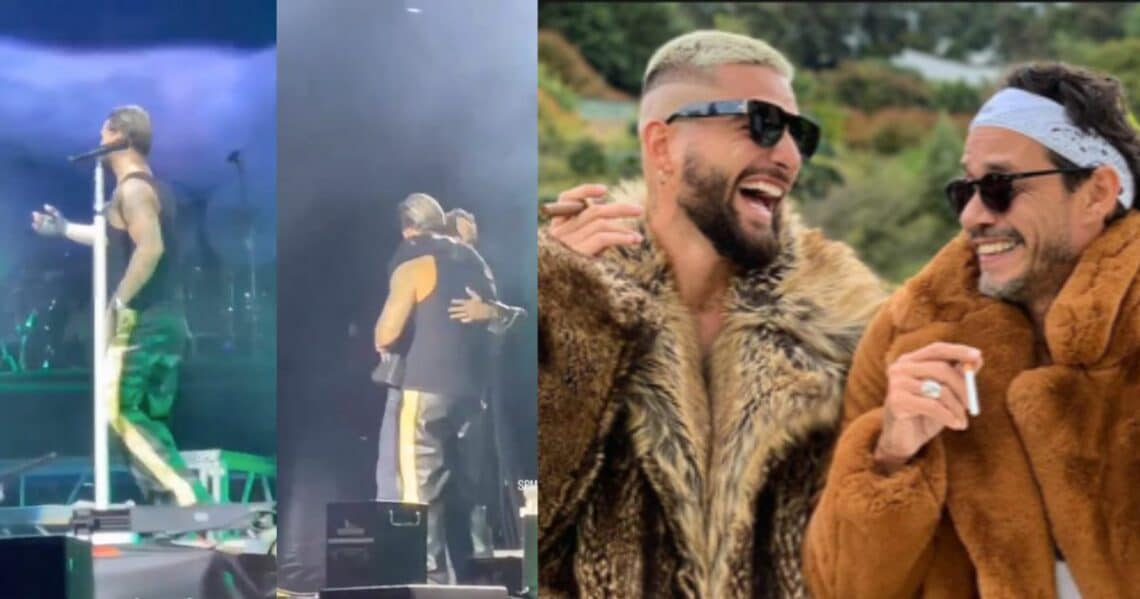 Las sentidas palabras de Maluma hacia Marc Anthony