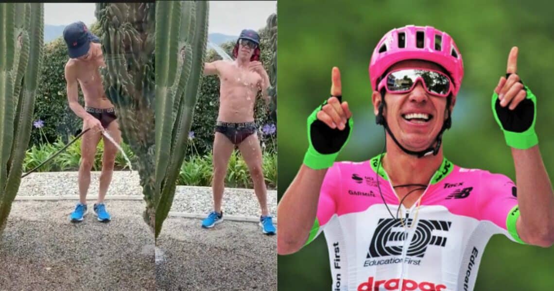 Un sexy amo de casa: así disfruta Rigoberto Urán de su tiempo libre