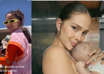 ¡Casi conocemos a Kai! en publicación de Greeicy, por poco y muestra al bebé