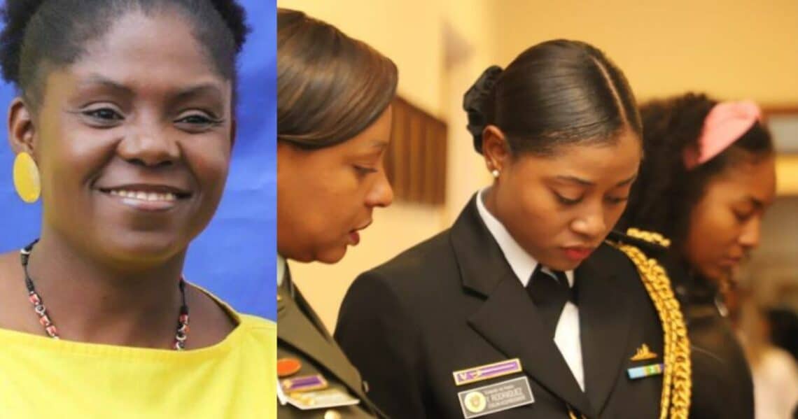 Las tres mujeres militares negras que han estado alrededor de Francia Márquez en su día a día.
