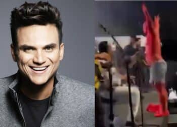 Silvestre Dangond quedó pálido por el extraño hombre que se subió a la tarima