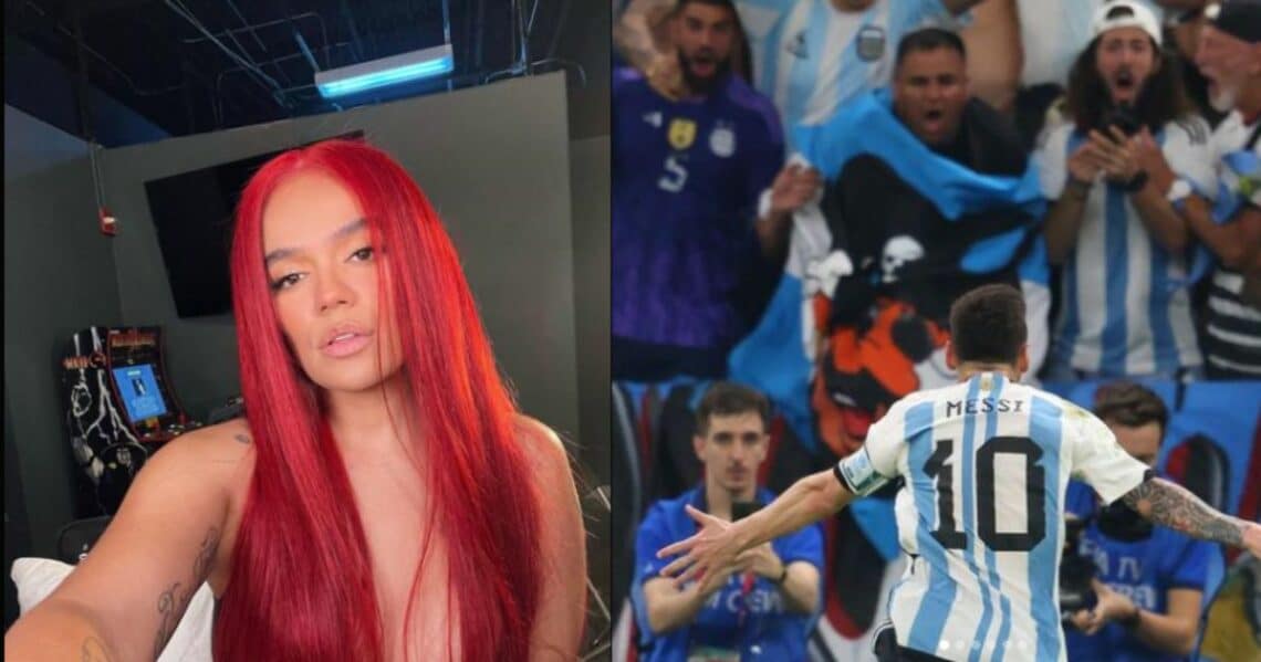 Karol G también vivió la fiesta del Futbol: le apostó al ganador