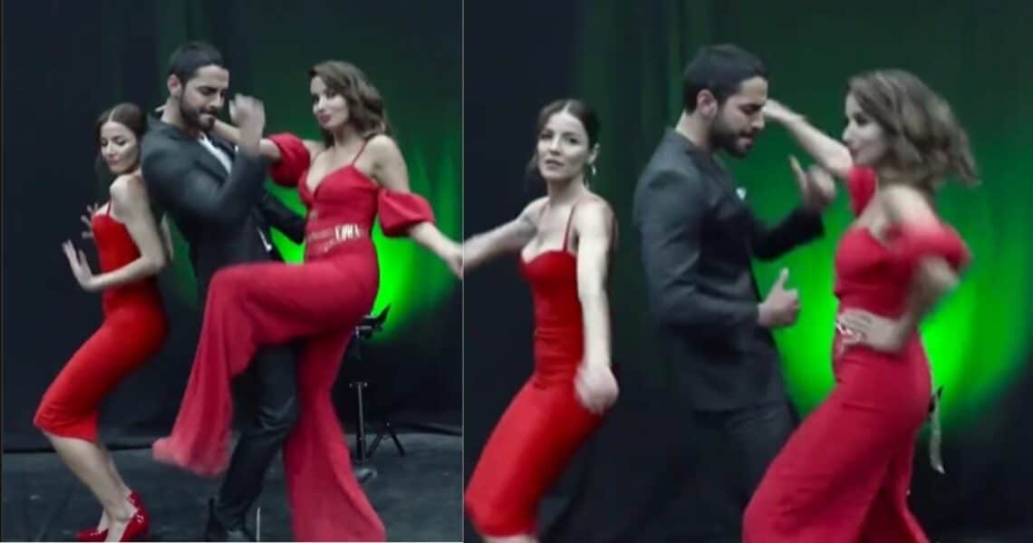 Todos quedaron enamorados del baile de Sebastián Carvajal con Juliette Pardau y Majida Issa