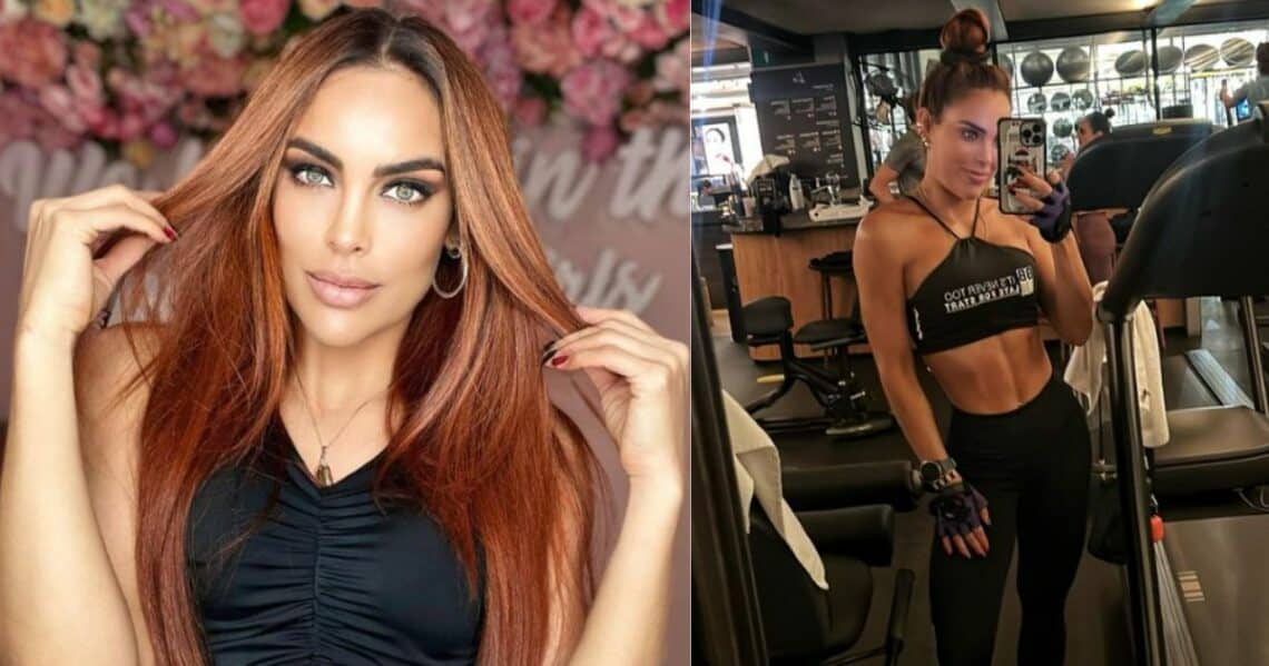 Sara Corrales presumió su cuerpo sin photoshop y en conjunto deportivo