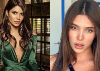 Mara Cifuentes se volvió la protagonista de la noche luciendo un sexy atuendo de cuero