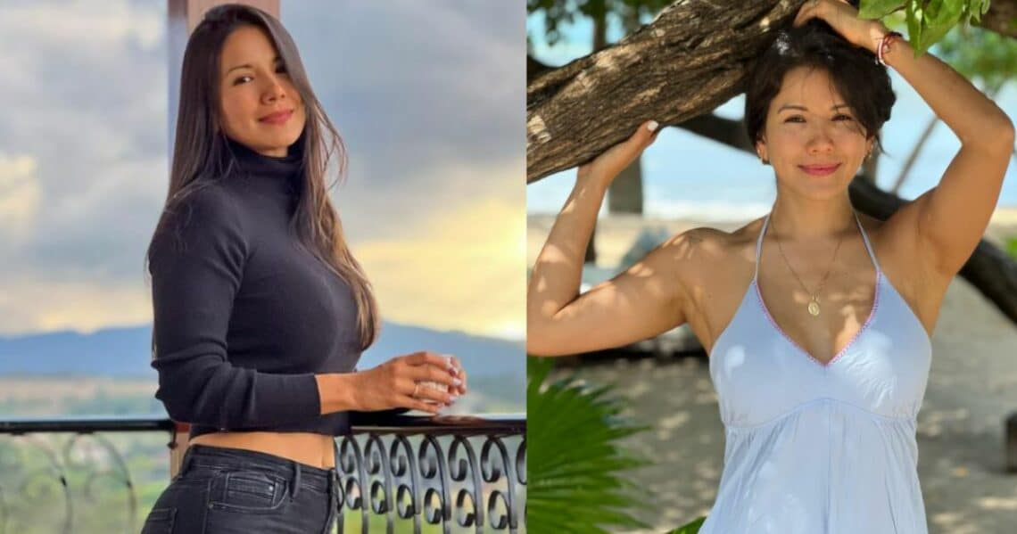 Caterin Escobar demostró su duro entrenamiento al cumplir con un reto de ejercicios exigente