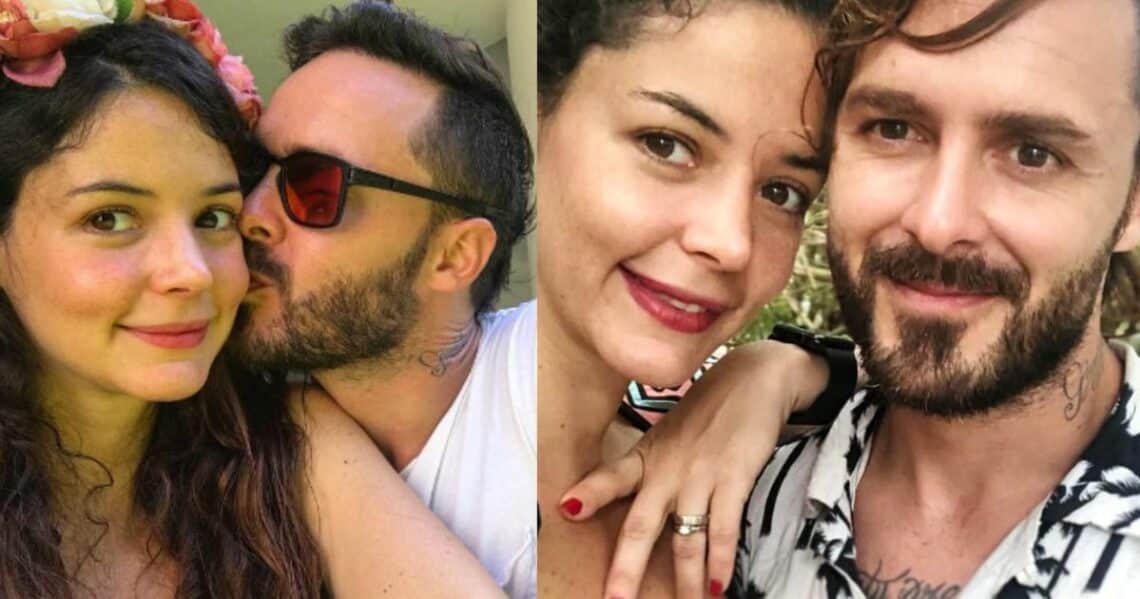 Tatán Mejía cubre los senos de Maleja en foto en topless
