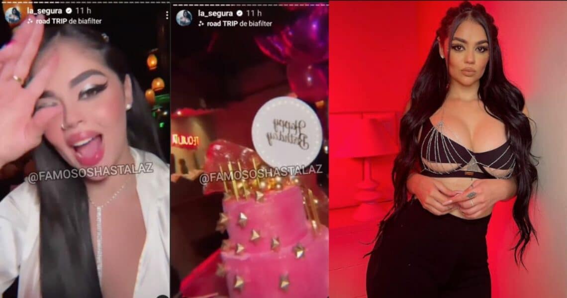 Cumpleaños adelantado: la cara de ponqué de La Segura tras fiesta