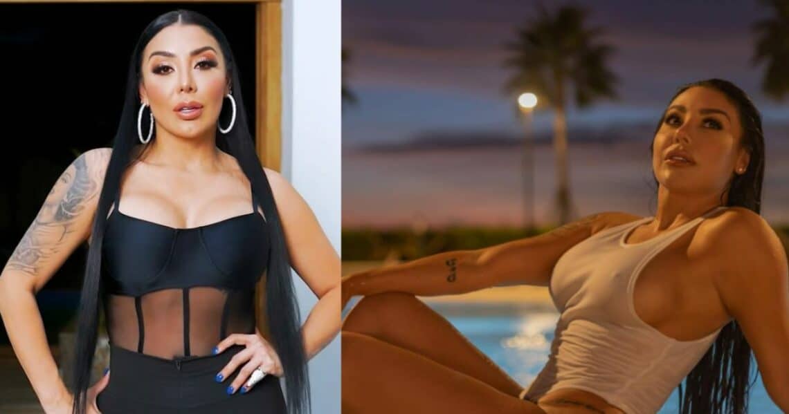 Marcela Reyes posó en la ducha con un top mojado y se le vió de más