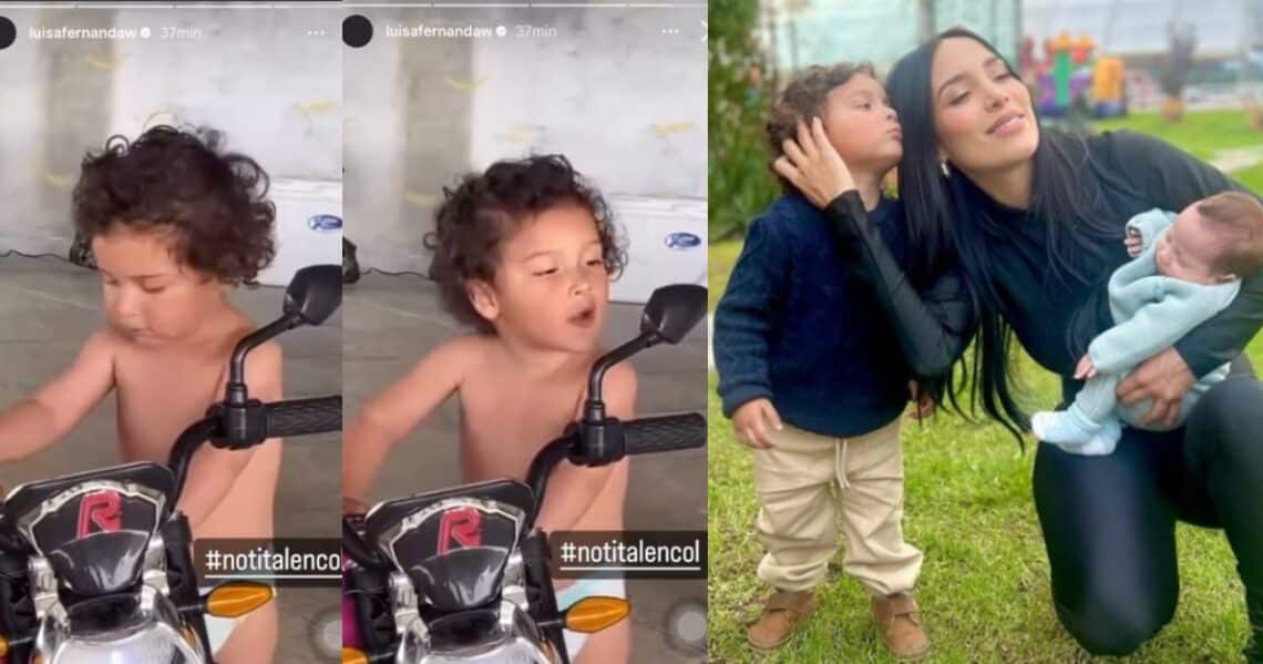 Máximo motorizado: Luisa Fernanda W revela la pasión de su hijo por las motos