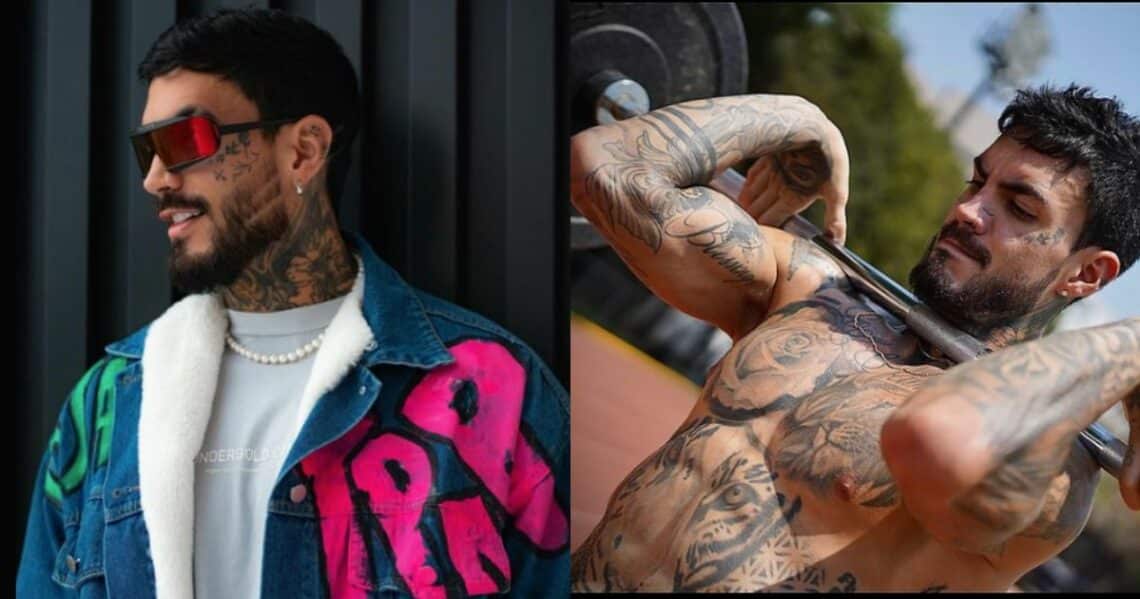 Criticaron los tatuajes de Mateo Carvajal: él responde con humor
