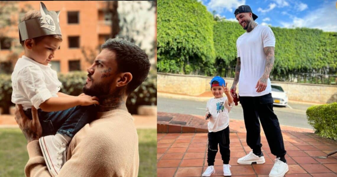 Mateo Carvajal respondió a las críticas por el video donde su hijo tiene "tatuajes"