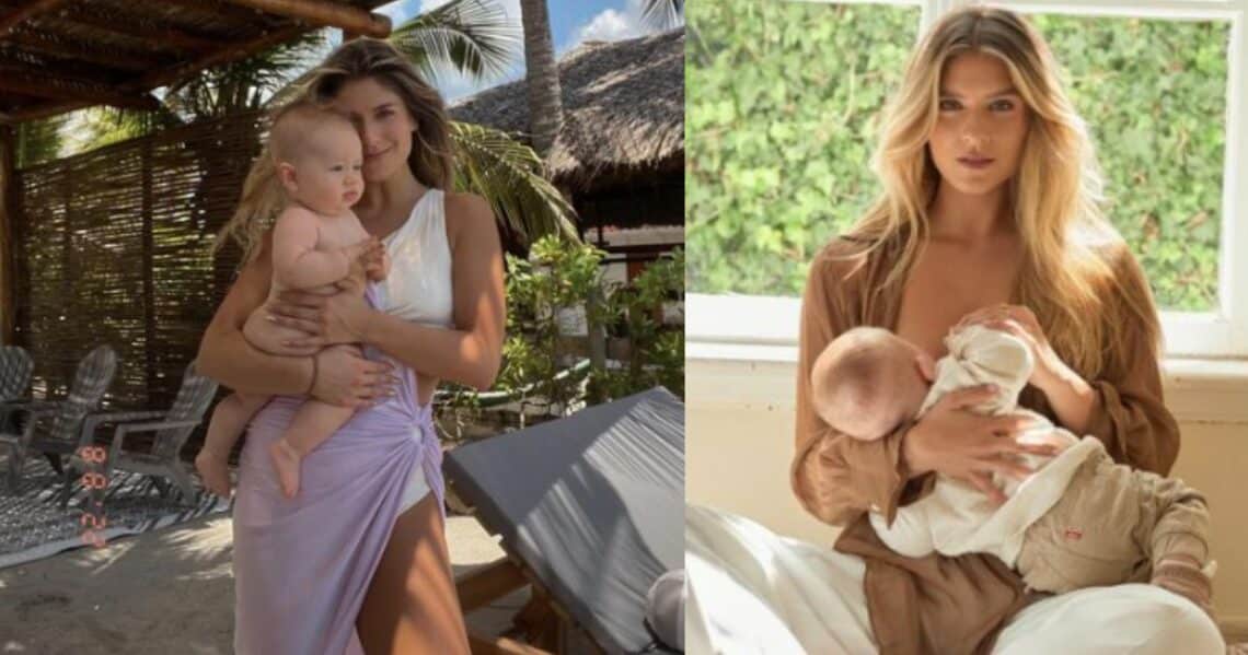 Laura Tobón ha celebrado el cumpleaños de su hijo con fotos inéditas de su primer año de vida