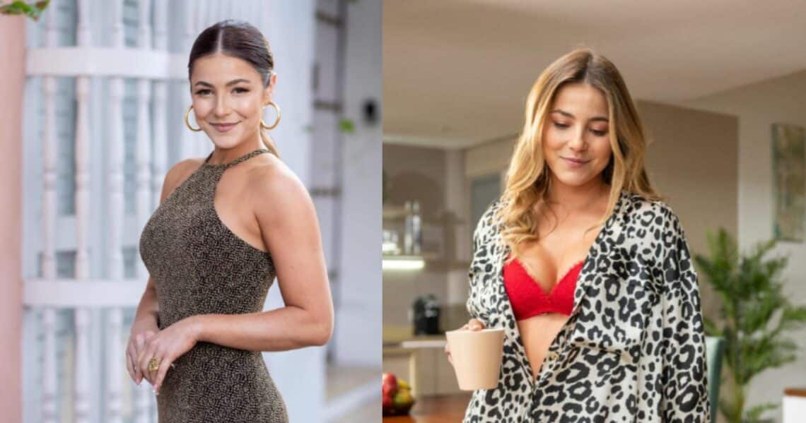 La colombiana Juliette Pardau cautivó a sus seguidores con un traje rojo sexy y elegante