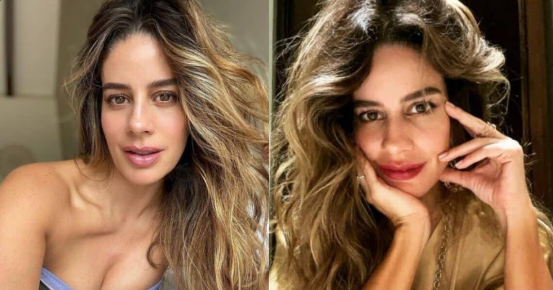 Manuela González se mostró con un escotado vestido