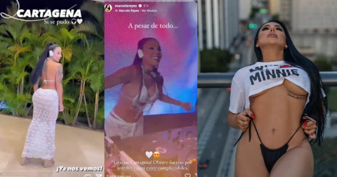 Imparable: Marcela Reyes tras ser hospitalizada, da show sin precedente en Cartagena