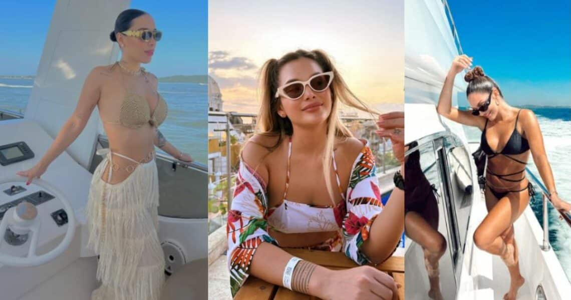 Marcia Jones, Luisa W y Kimberly Reyes se retaron a bailar y sorprendieron a todos por su destreza
