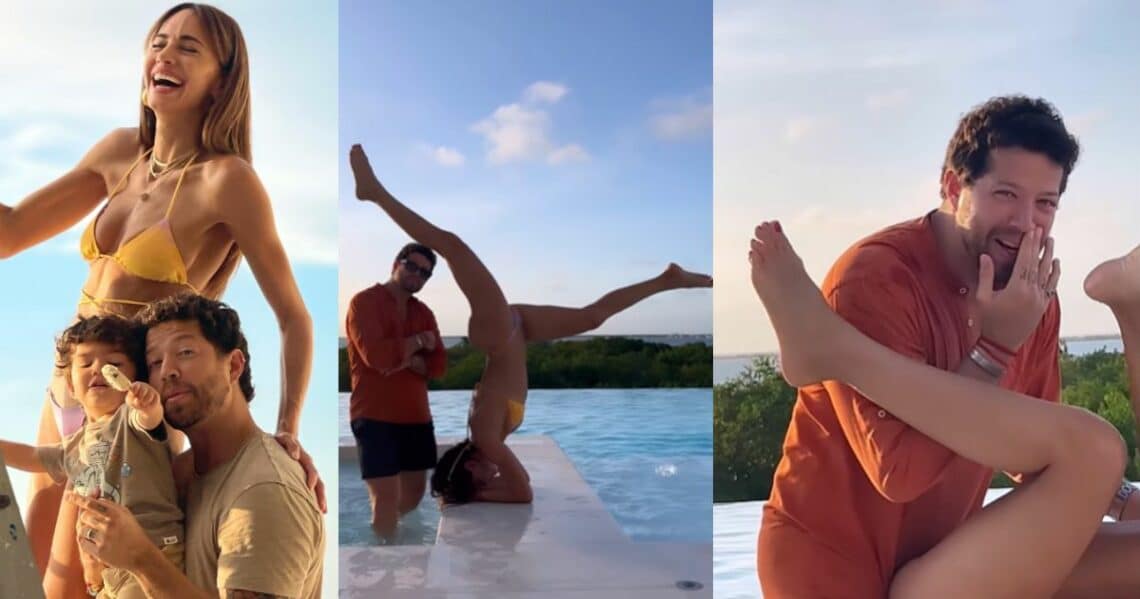 "Fue sin querer": Valerie Domínguez le dio un golpe su esposo mientras hacía una acrobacia