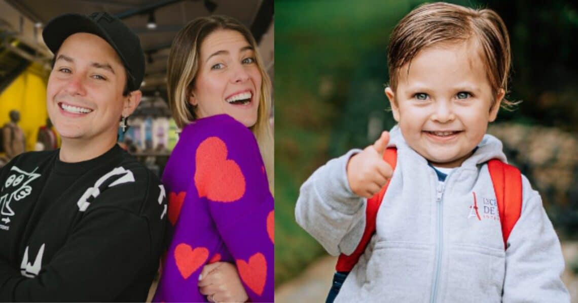Esposa de Sebastián Vega desempolvó fotos y dijo que el parecido entre padre e hijo era evidente