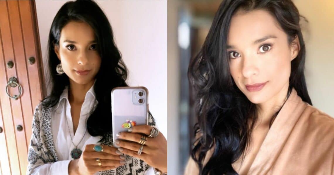 Así se veía Paola Rey a los 25, en "La mujer del espejo"