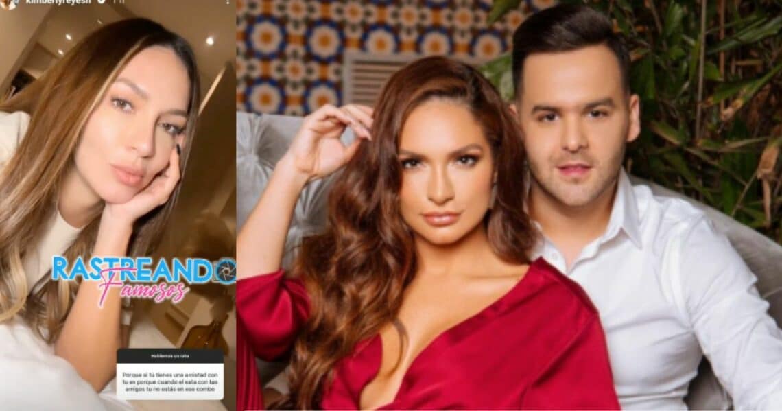 Kimberly Reyes afirma que tiene una excelente relación con su ex esposo