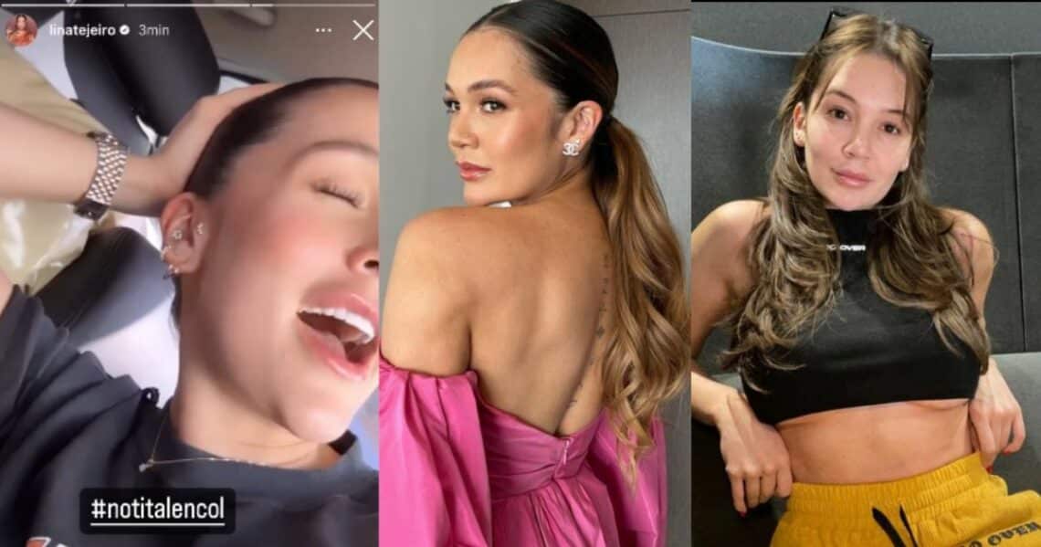 A todo pulmón y corazón: Lina Tejeiro se graba cantando una canción de amor