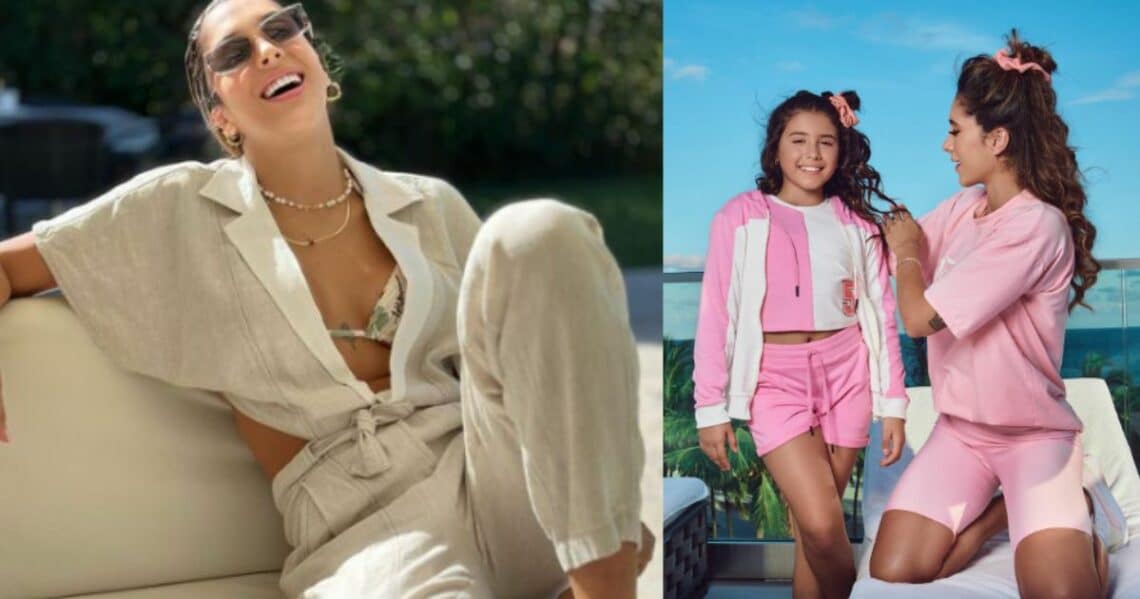 Legado familia: Daniela Ospina le enseña a Salomé como jugar voleibol