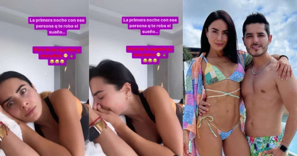 Johanna Fadul explica cómo es dormir con quien te quita el sueño: y no por amor