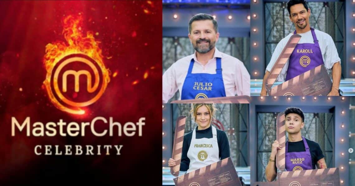 Julio César Herrera: como todo un presentador, mostró los concursantes de MasterChef