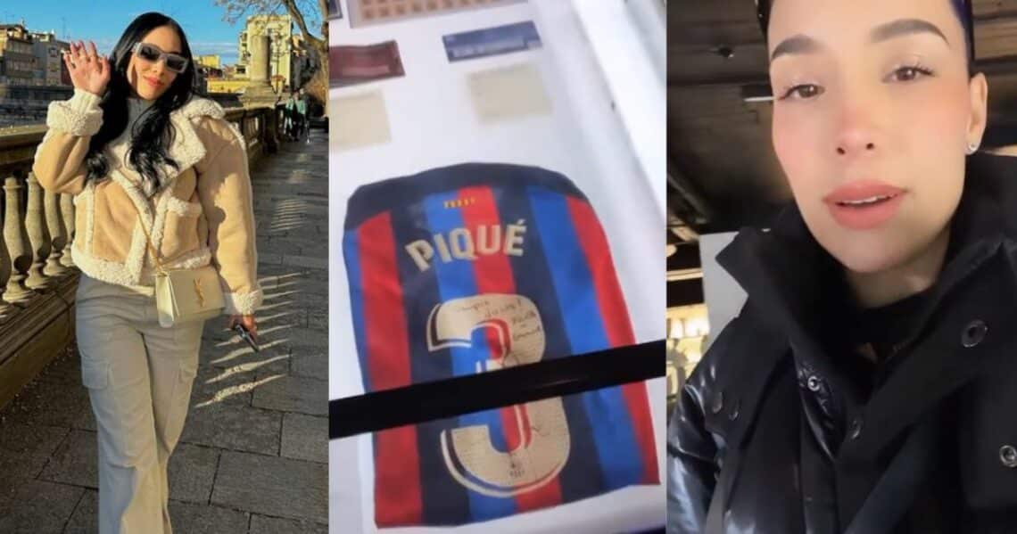 La reacción de Luisa W cuando se encontró con una de las pertenencias de Piqué en Europa