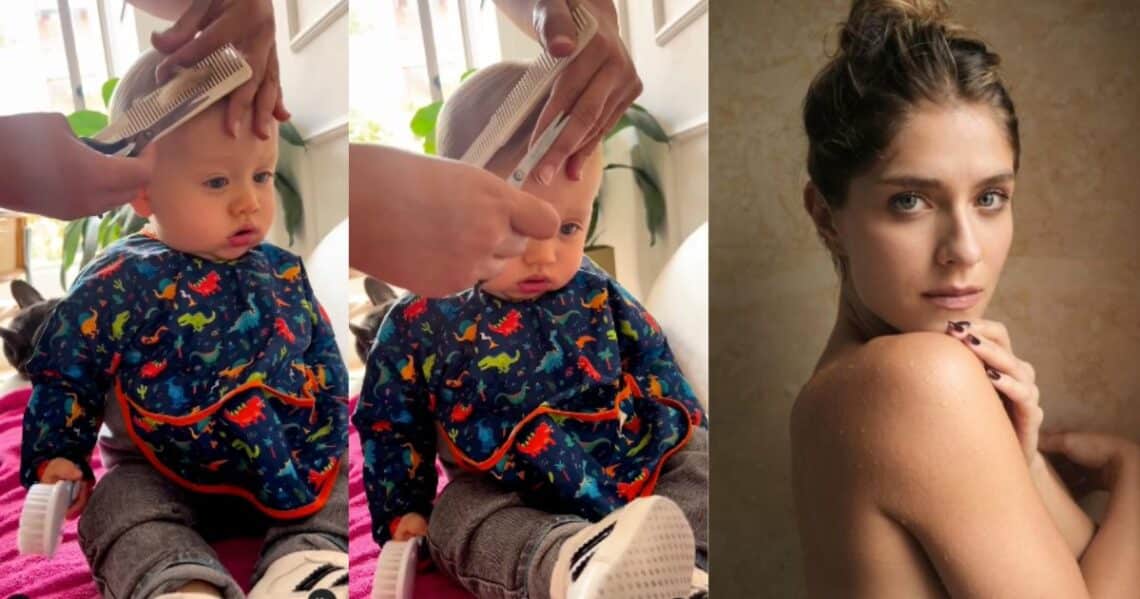 Todo un niño grande: Laura Tobón comparte el primer corte de pelo de Lucca, y su serenidad