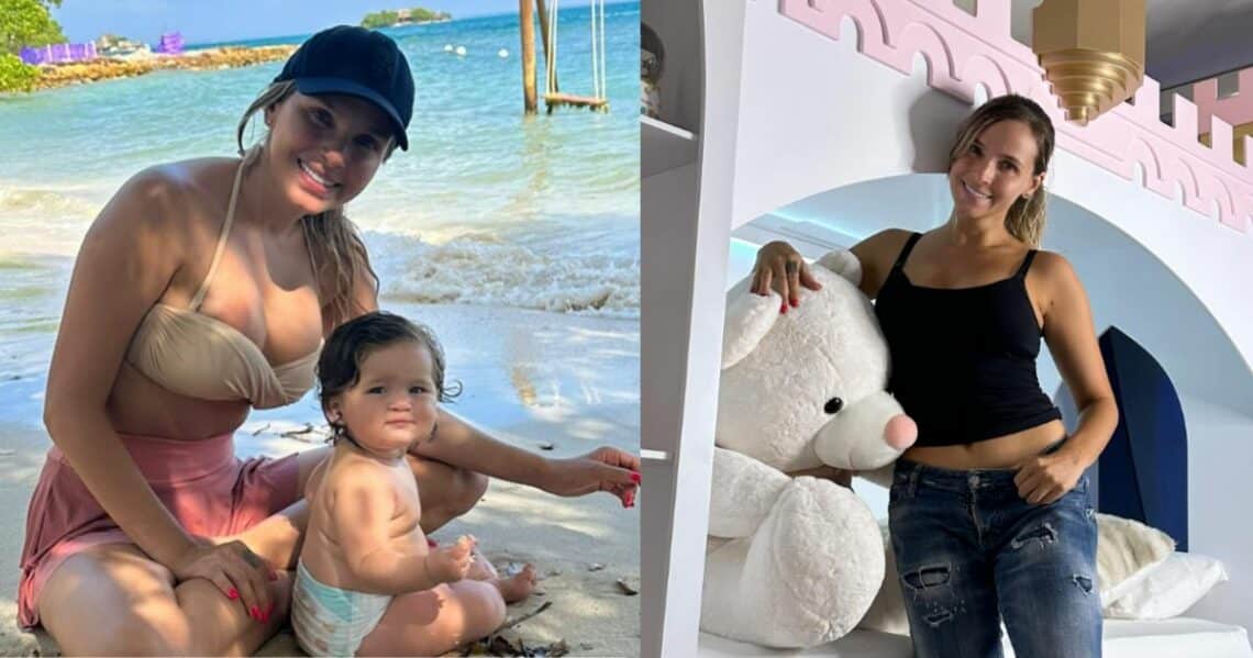 La presentadora Elizabeth Loaiza presumió la cama de castillo de princesas de su hija en Instagram