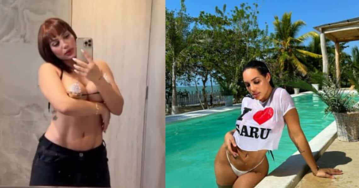 Andrea Valdiri se destacó con sus atuendos diseñados por Felipe Saruma