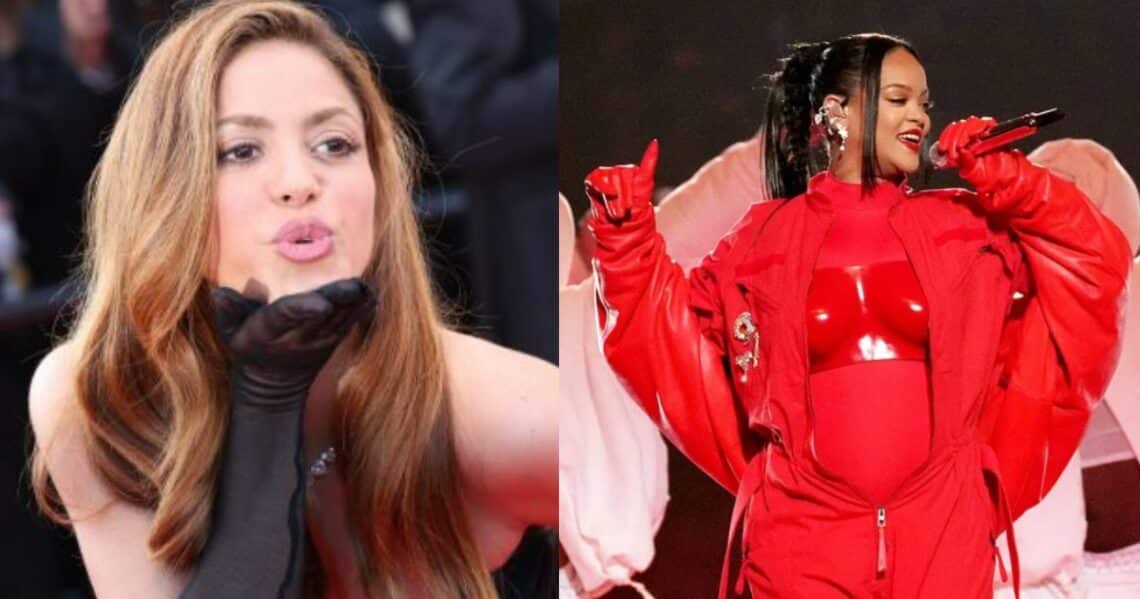 Shakira le dio un emotivo recuerdo a Rihanna antes de su concierto en el Super Bowl