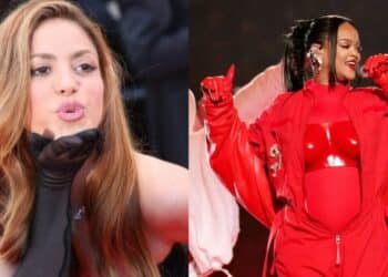 Shakira le dio un emotivo recuerdo a Rihanna antes de su concierto en el Super Bowl