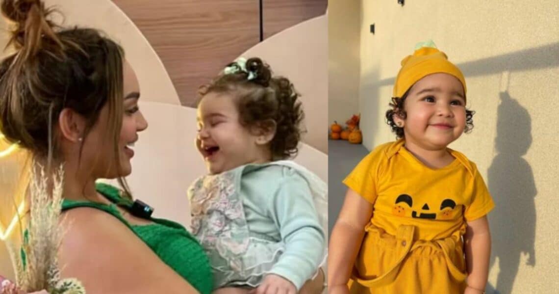 Adhara, hija de Andrea Valdiri, cautivó a los televidentes al confundir un caballo con una vaca