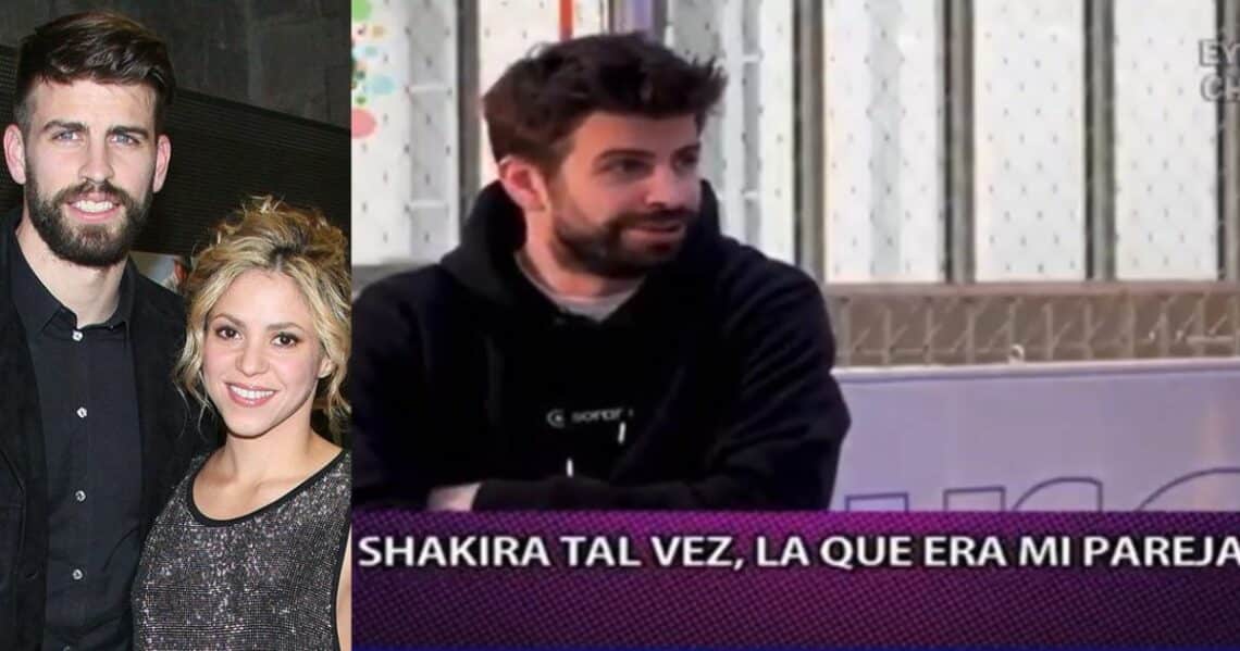 Piqué admitió que Shakira todavía está en su lista de contactos en su celular