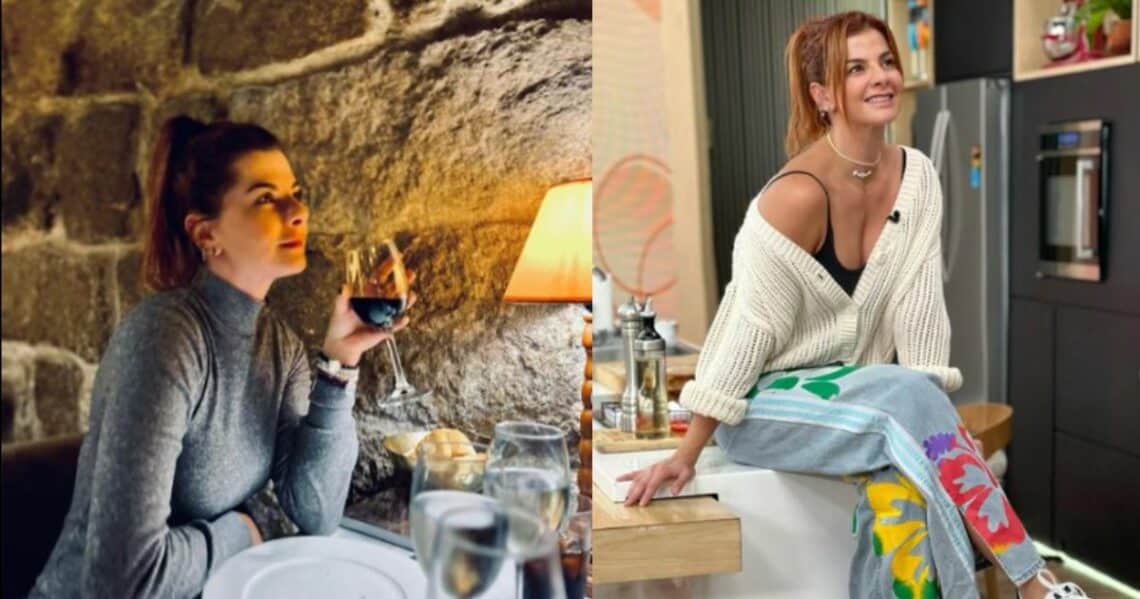 Carolina Cruz fue grabada mientras besaba a un extraño en un club de Bogotá