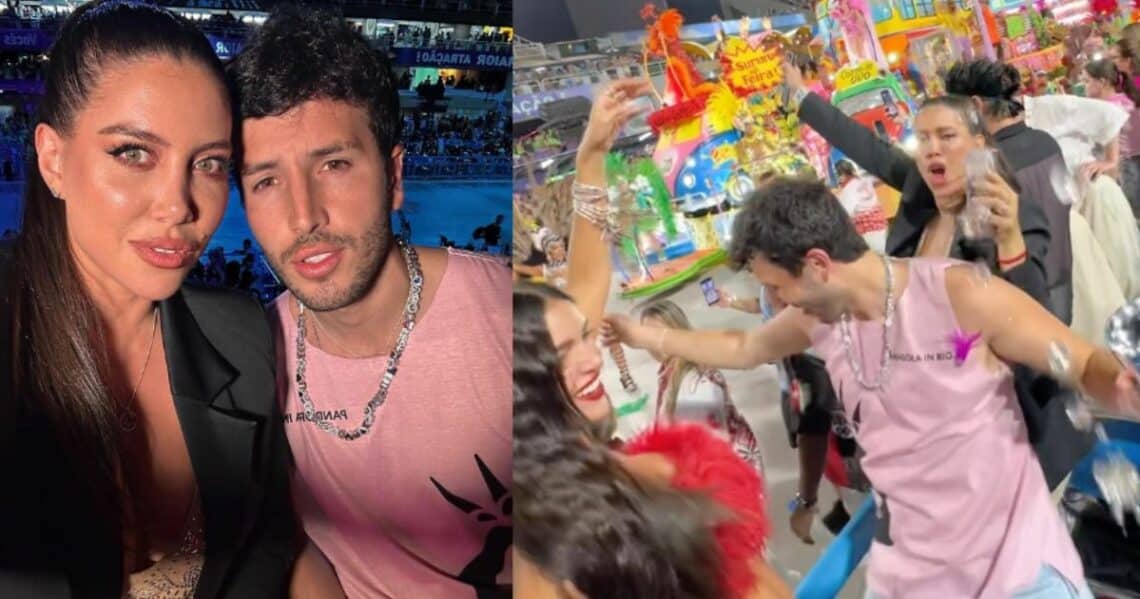 Sebastián Yatra disfruta del Carnaval de Río con Wanda Nara