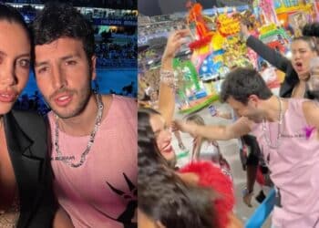 Sebastián Yatra disfruta del Carnaval de Río con Wanda Nara