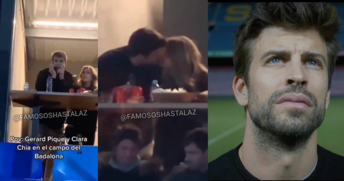 El romántico momento entre Piqué y Clara Chía