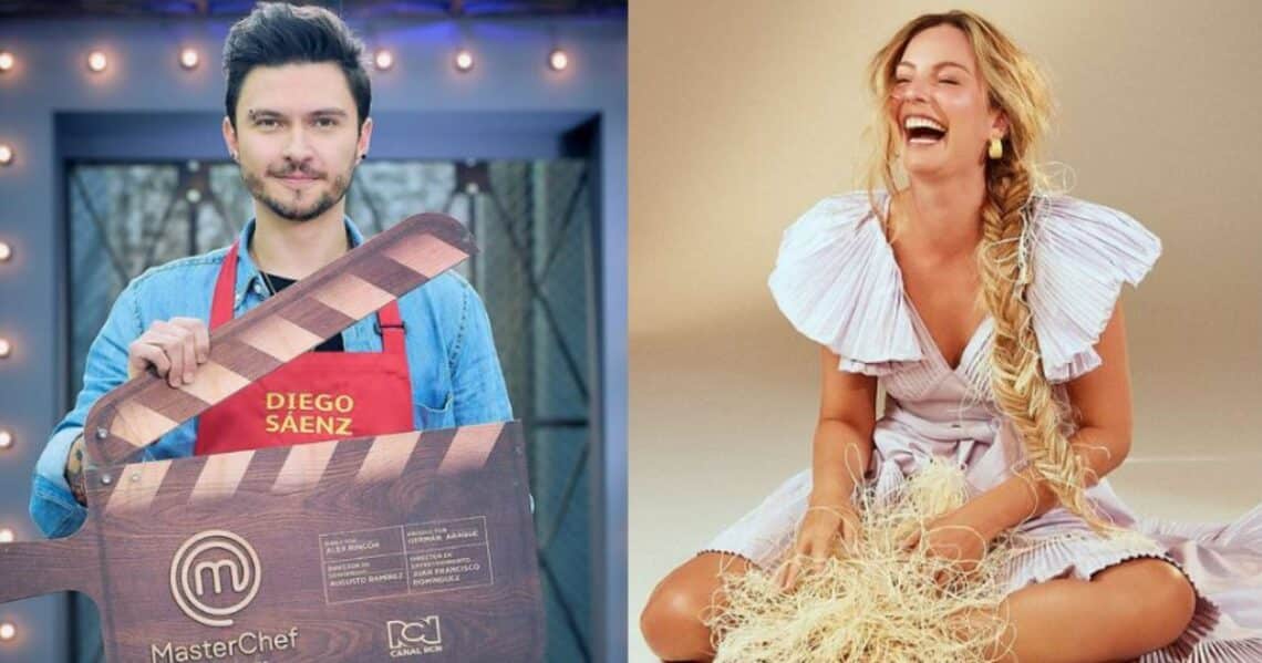 Diego Sáenz sorprendió a sus seguidores al 'piropear' a Claudia Bahamón, la presentadora de MasterChef
