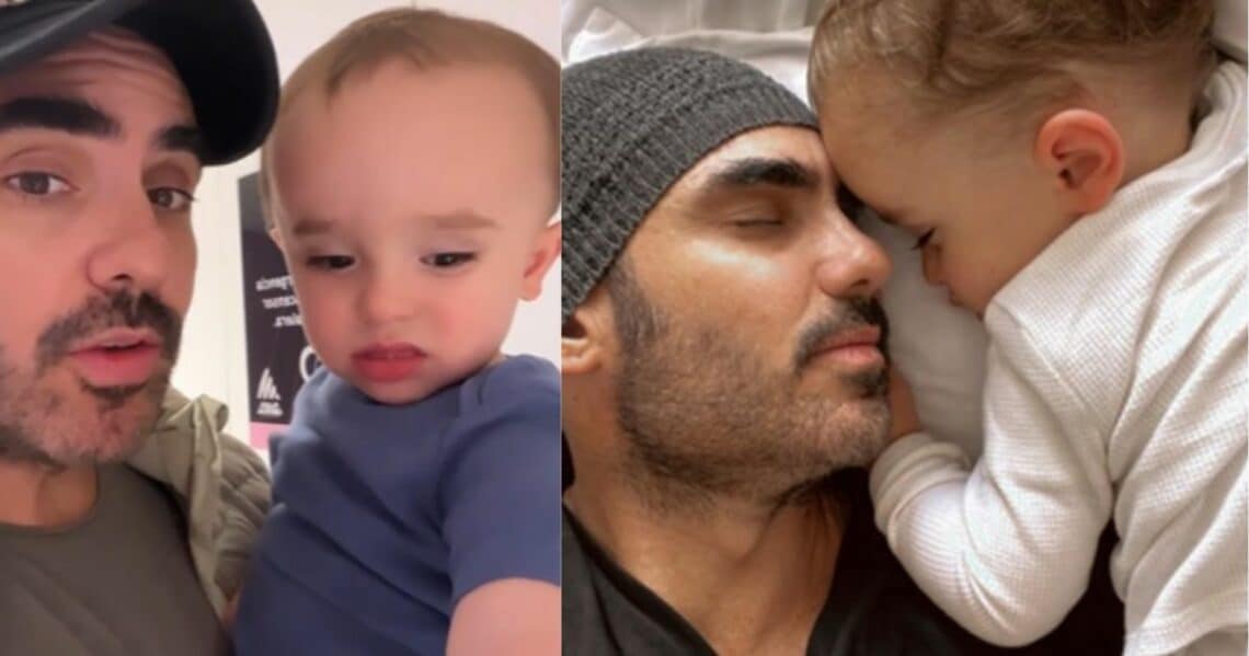 Lincoln Palomeque expresó su alegría al festejar el cumpleaños de Salvador, denominándolo "un ángel"