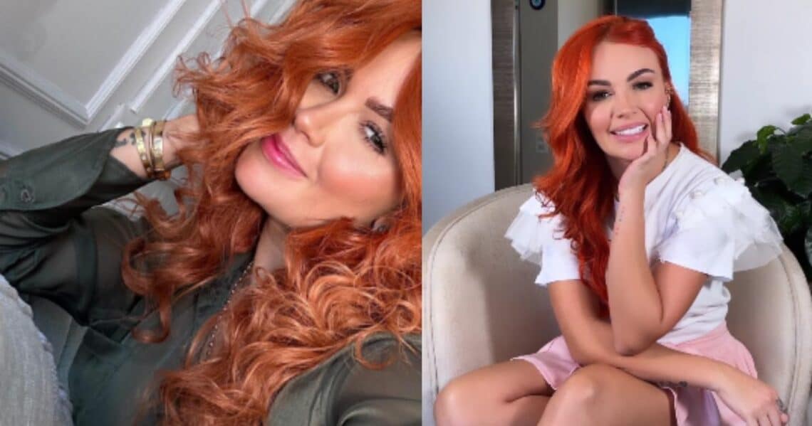 Sara Uribe fue el centro de atención cuando se fotografió en un atuendo cautivador