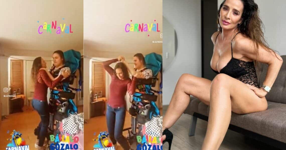 Luly Bossa bailó una canción de amor con su hijo en el Carnaval de Barranquilla: un momento emotivo