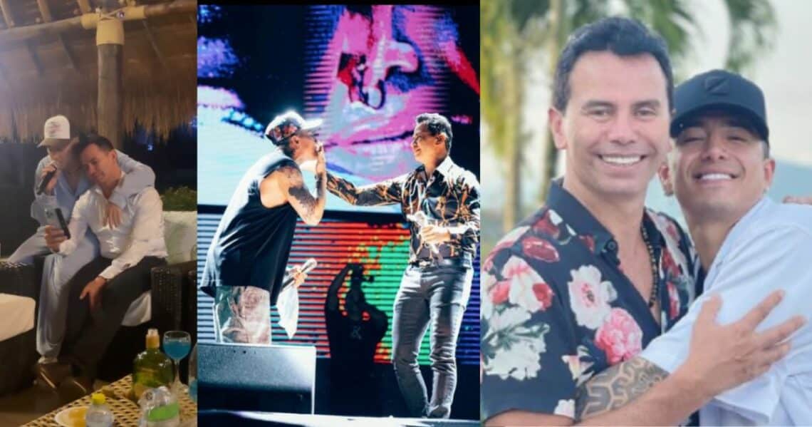 Andy cantó una emotiva canción para desearle un feliz cumpleaños a Jhonny Rivera