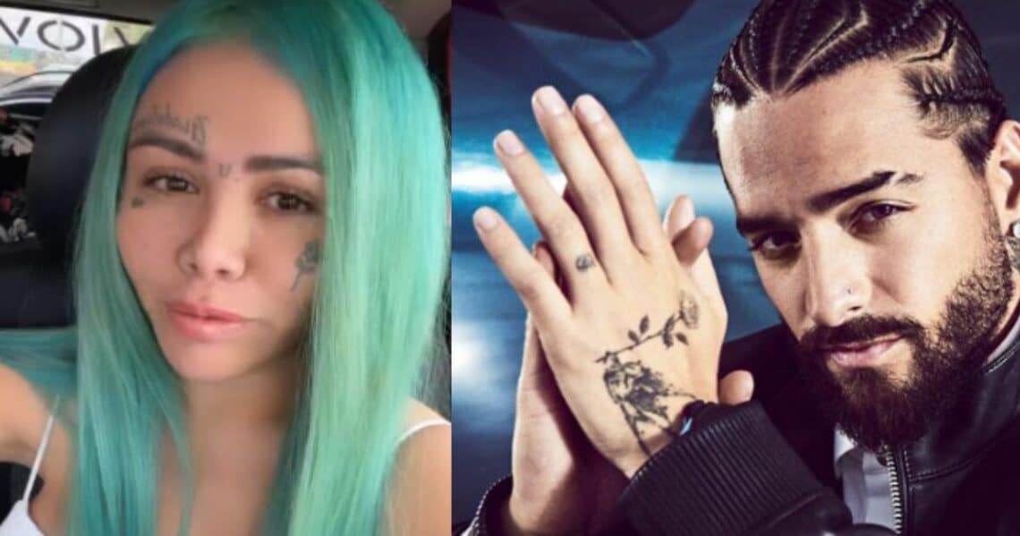 Yina Calderón respondió a Maluma por burlarse de ella por besarla