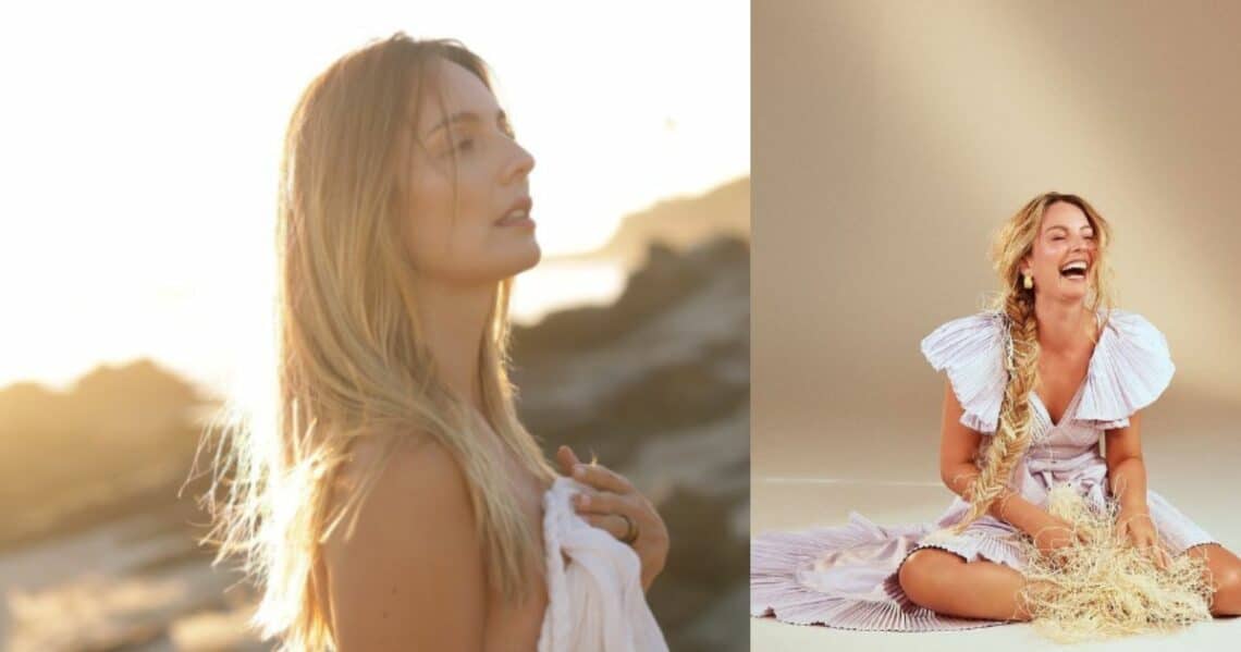 Claudia Bahamón y sus fotos en la playa
