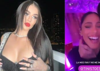 "La más fan": La Segura no se contuvo su emoción al encontrarse con Tini Stoessel