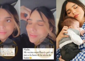 La hermana de James Rodríguez, Juana Valentiana, tiene una vecina que no deja de martillar: no dejan dormir a su hijo